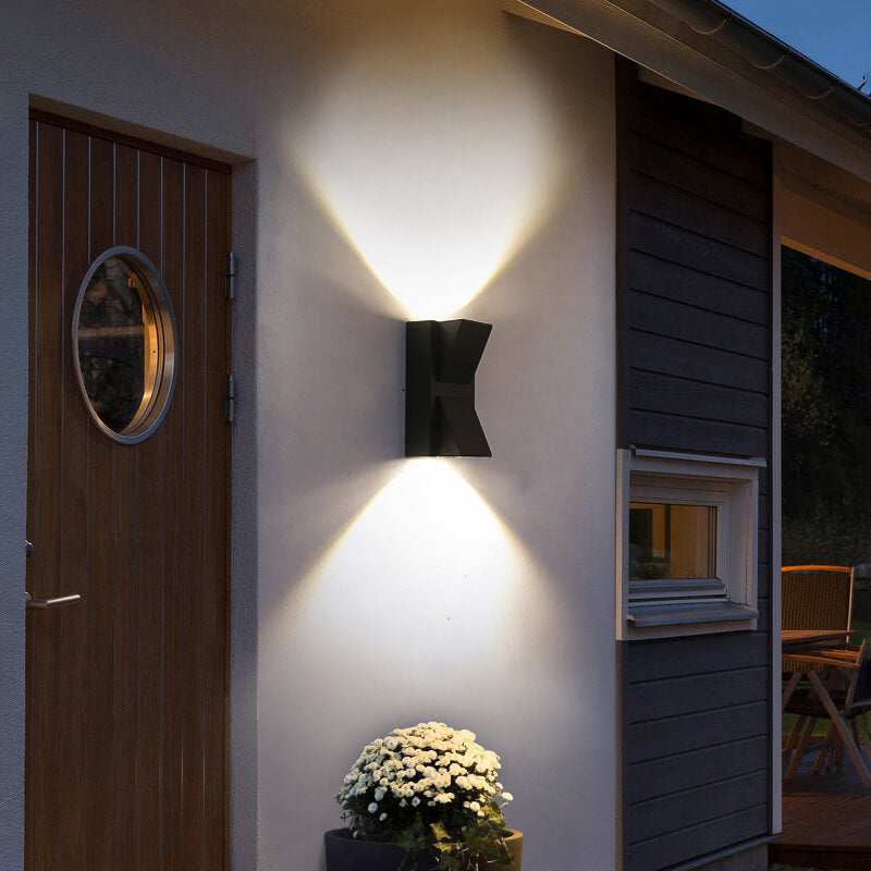 Lumio aluminium LED buitenwandlamp