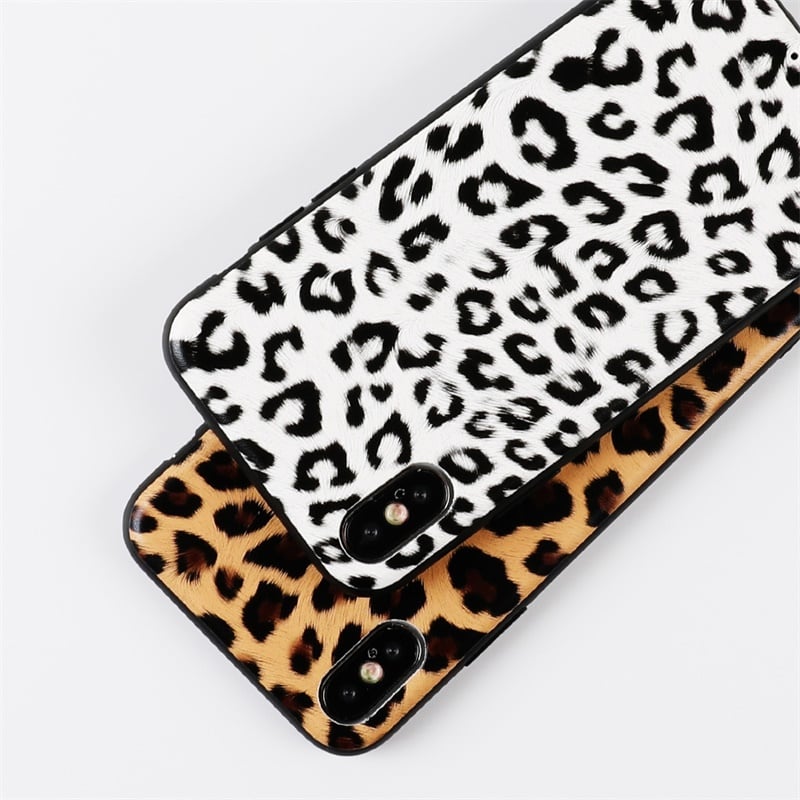 iPhone 6 Plus / 6S Plus TPU hoesje luipaard print