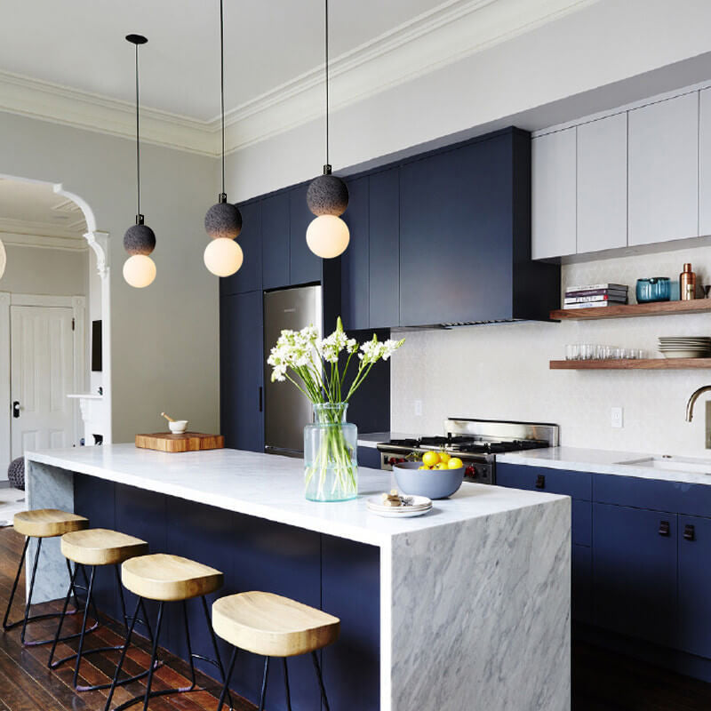 SMD Living stenen Japandi hanglamp