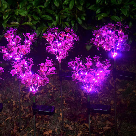 Lumio Solar LED tuinlamp paars