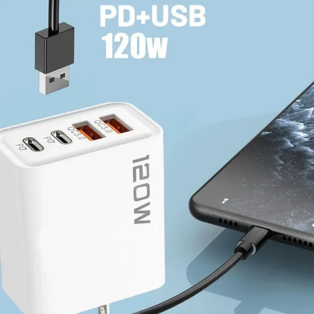 PowerCharge 120W USB-C snellader