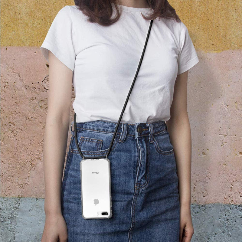 iPhone 7 Plus / 8 Plus transparant TPU koordhoesje