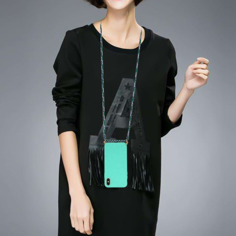 iPhone X / Xs crossbody TPU hoesje met koord