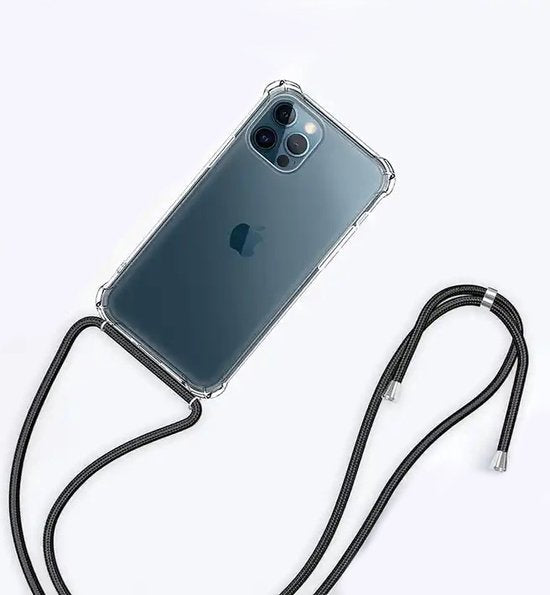 Lennexo iPhone 14 Pro Max shockproof hoesje met koord