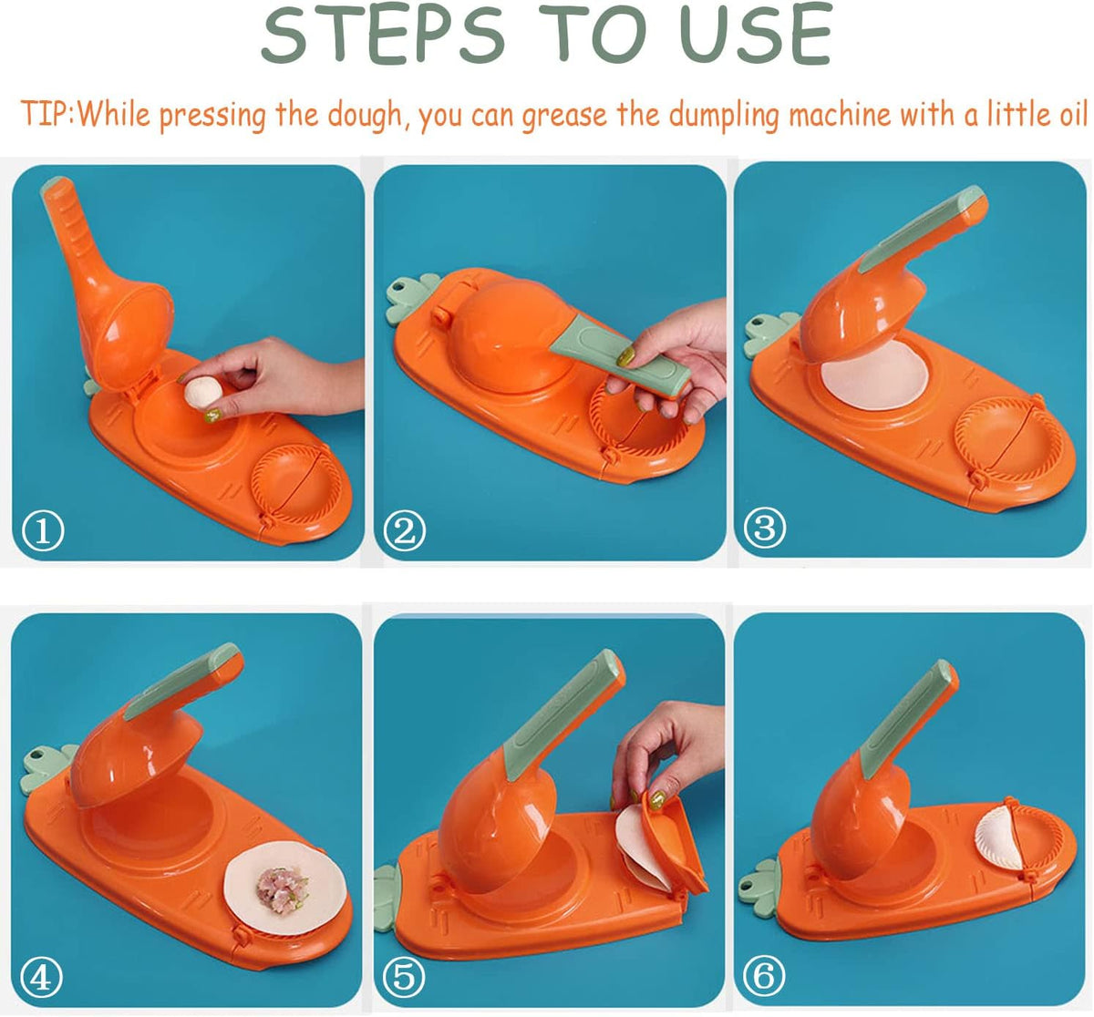 DumplingPro 2-in-1 dumpling maker