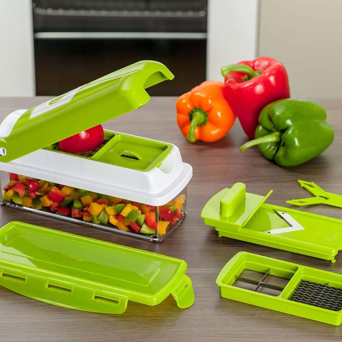 Multifunctionele 12-in-1 groentesnijder