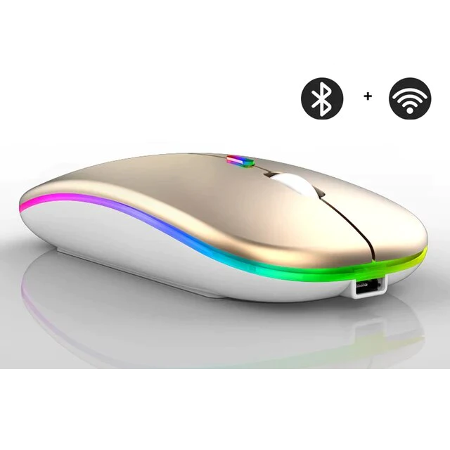 Draadloze LED oplaadbare muis