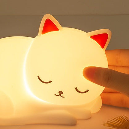 Lumio Jimmy siliconen kat nachtlamp