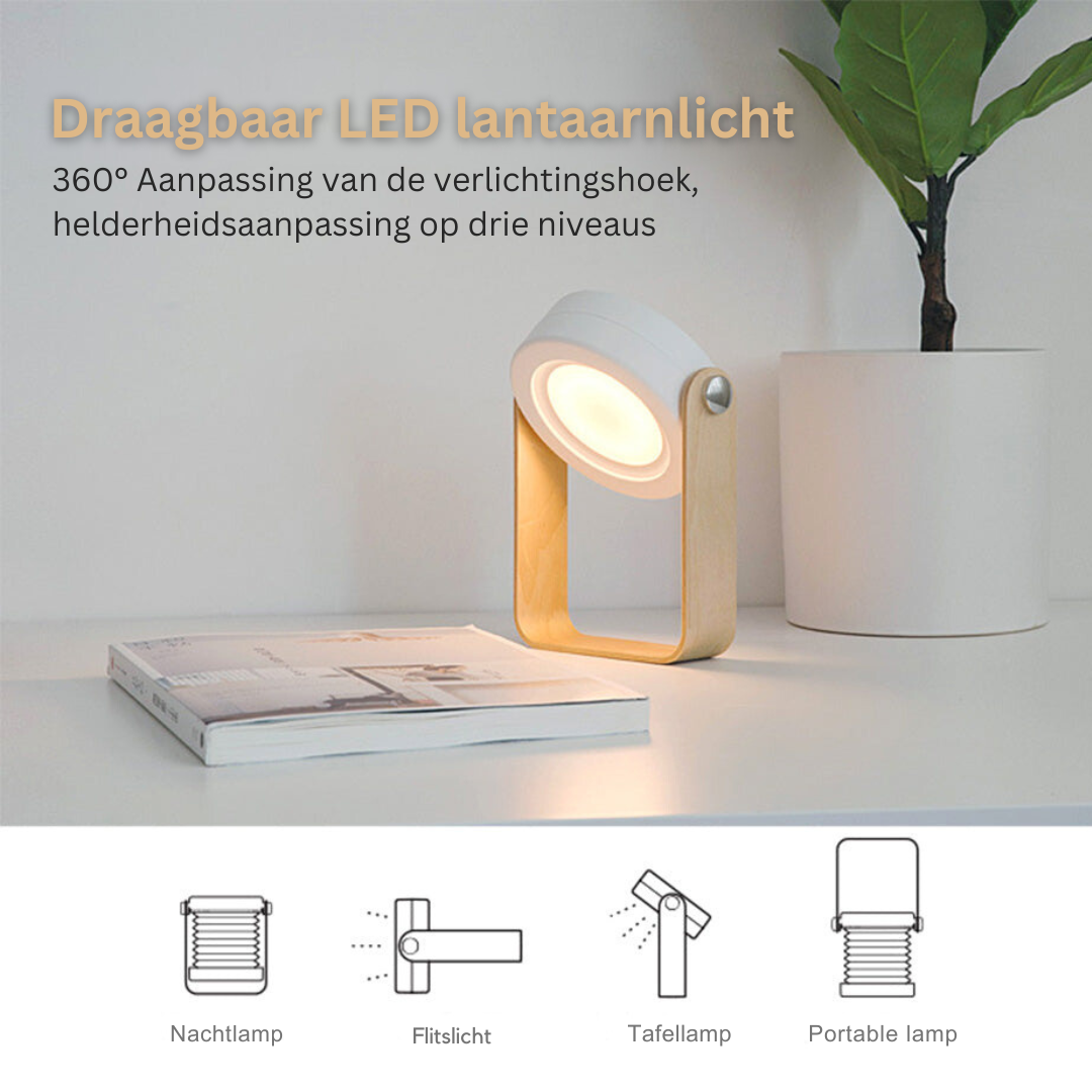 GleamLight draagbare LED tafellamp