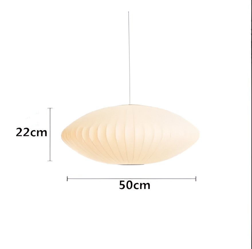 Moderne Witte Stoffen Hanglamp 40 cm