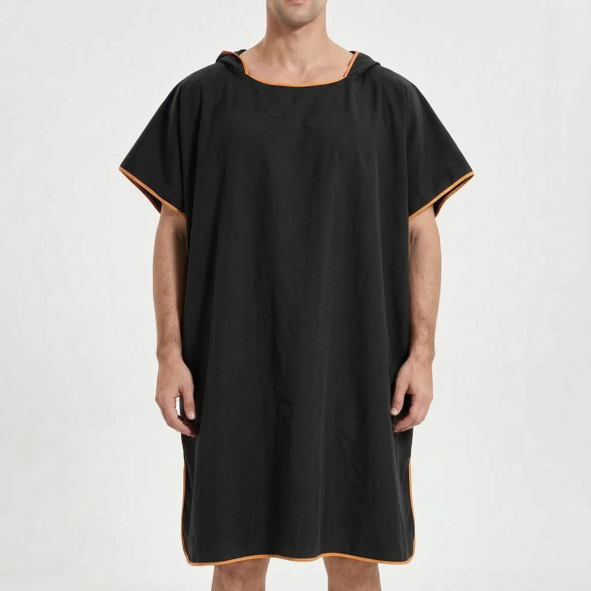 Unisex sneldrogende surfponcho met capuchon