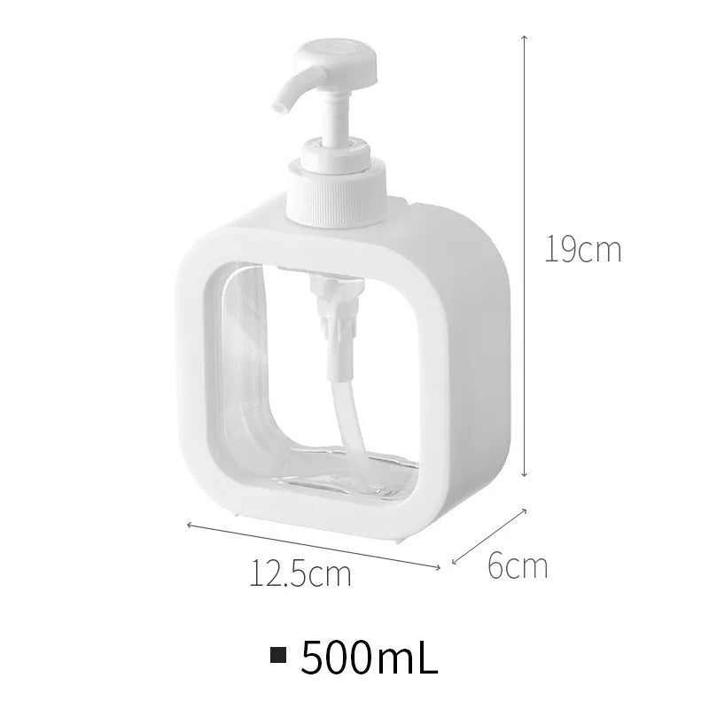 Minimalistische zeepdispenser met strakke vormgeving
