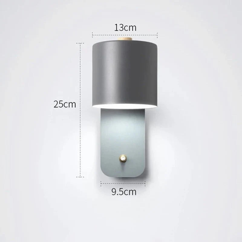 PLUGLUX minimalistische wandlamp met stekker