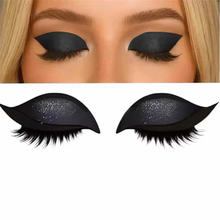 Herbruikbare Eyeliner Stickers