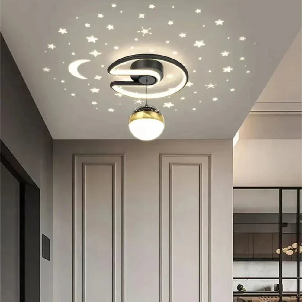 LED-plafondlamp met sterrenlichteffect