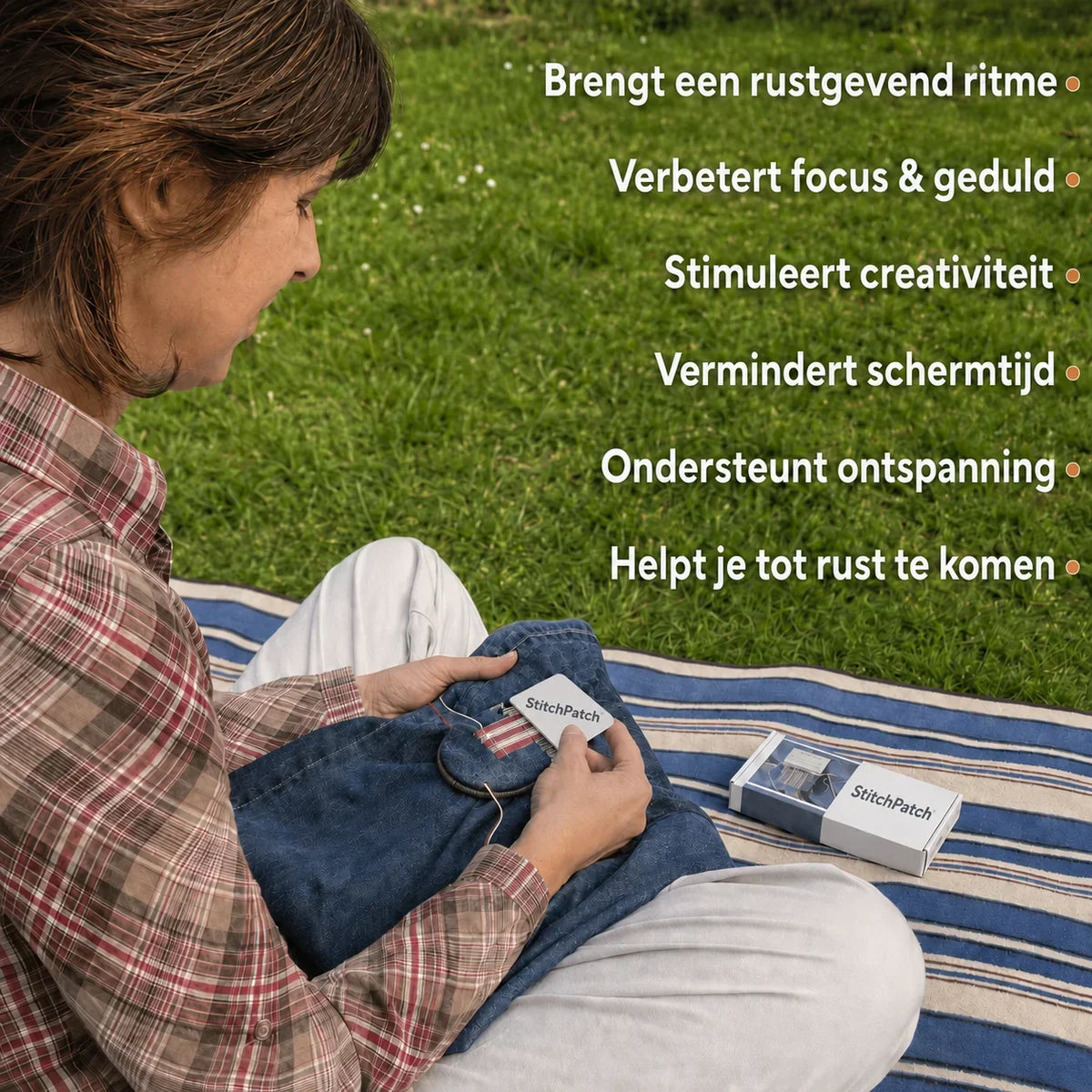 StitchPatch zelfklevende kledingreparatie patch set