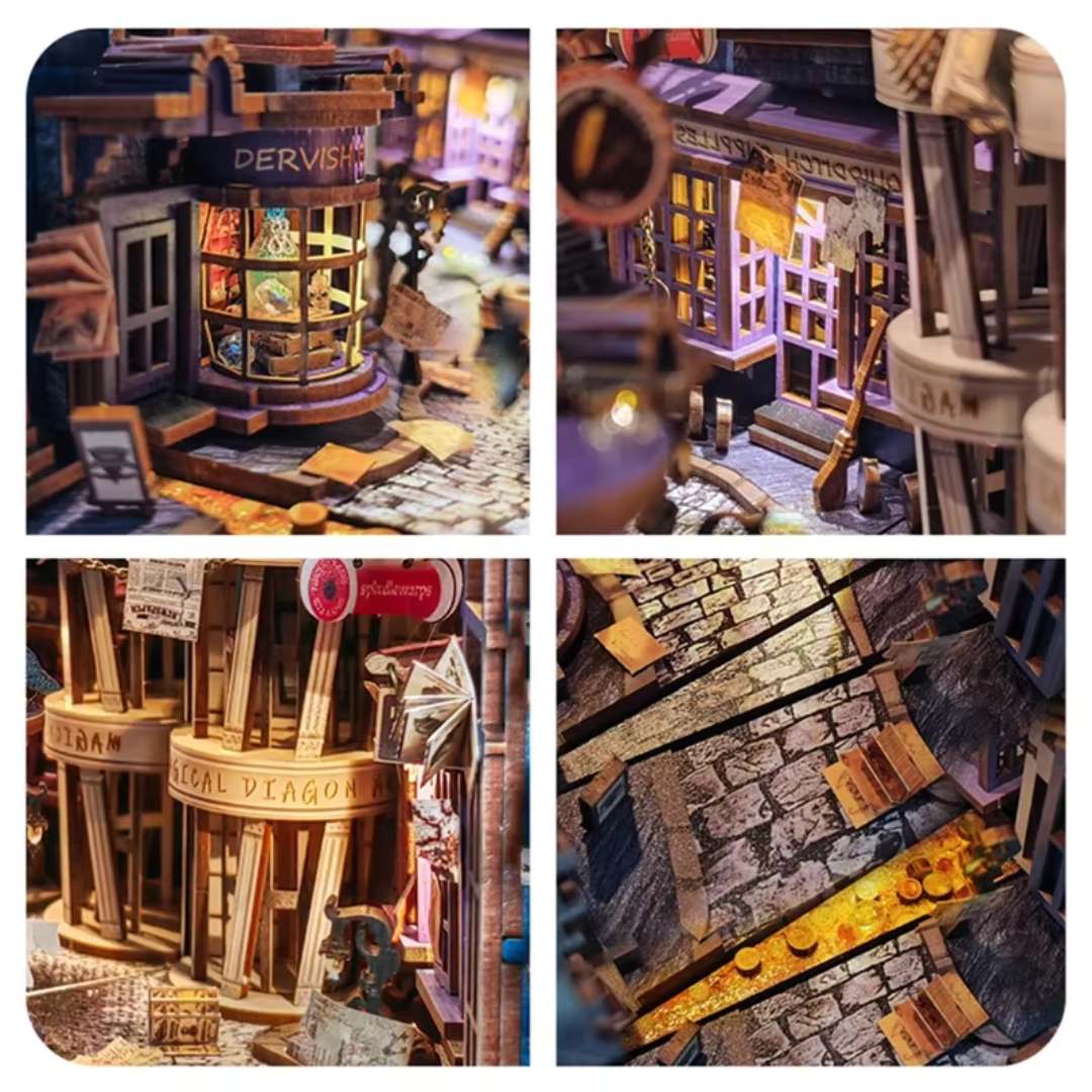 MysticBook houten doe-het-zelf book nook