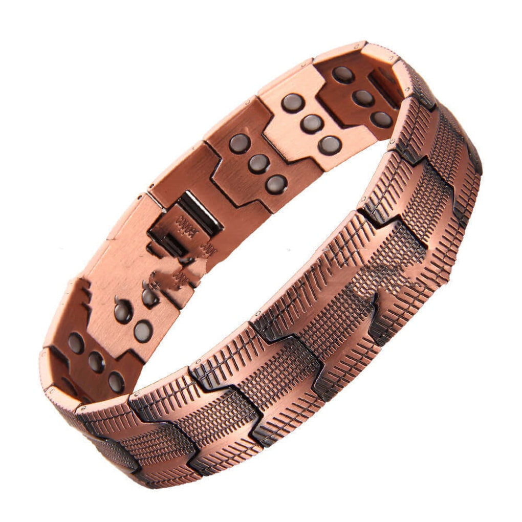 Koperen Heren Bangle Armband