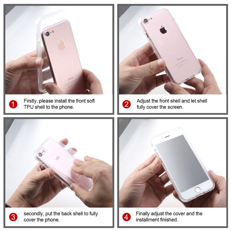 Galaxy S7 360° Ultra Clear Hybrid hoesje