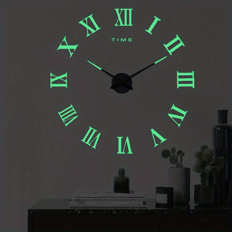 Glowtick XL moderne vintage wandklok