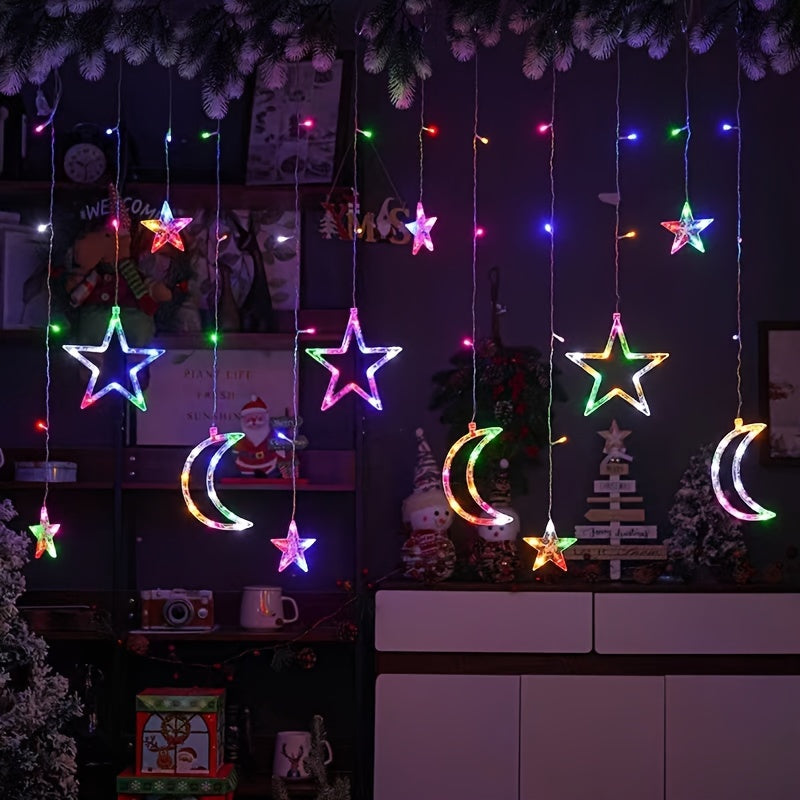 LumiGlow LED sterren- en maan lichtslinger