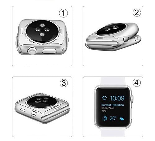 Apple Watch TPU full cover beschermhoes