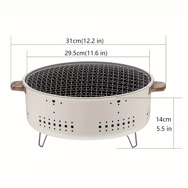 GrillMate Fold opvouwbare houtskoolbarbecue