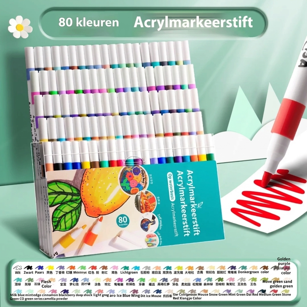 Acrylstiften voor Tekenen en Schilderen