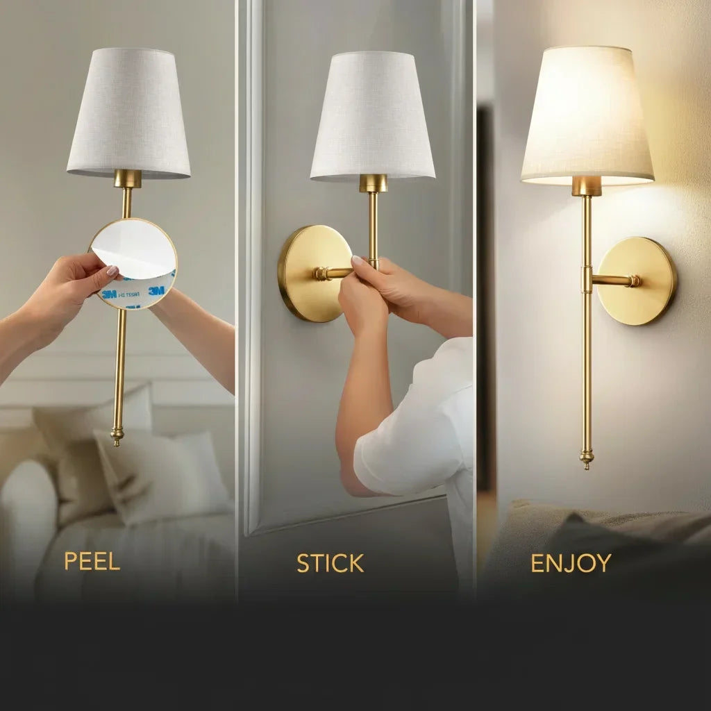 Castivaro draadloze wandlamp