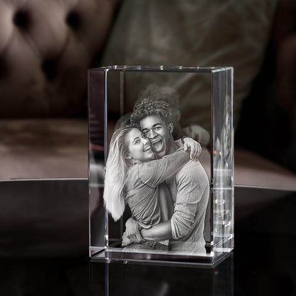 MemoryGlare gepersonaliseerd kristallen fotoblok