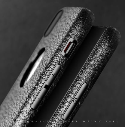 iPhone X / Xs TPU Leather Look hoesje