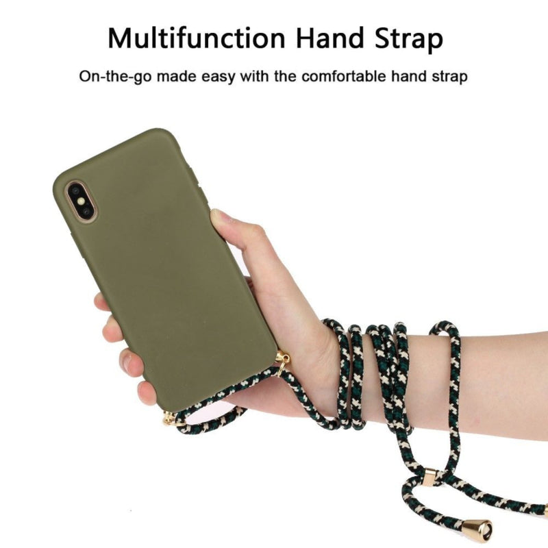 iPhone X / Xs Crossbody TPU Hoesje met Koord