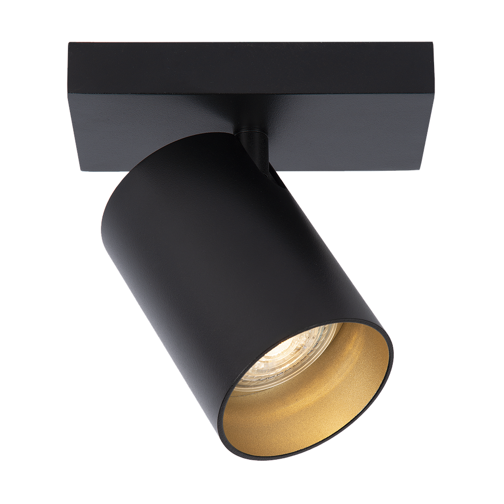 Lumio Nuo Plafondlamp Zwart Goud