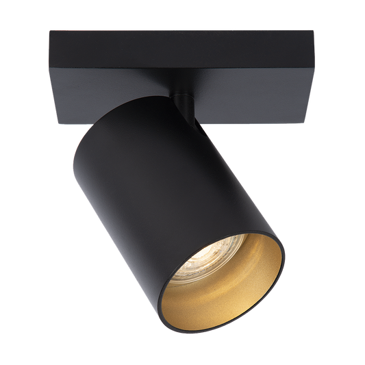 Lumio Nuo Plafondlamp Zwart Goud