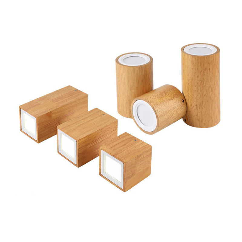 Lumio houten LED plafondlamp