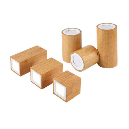 Lumio houten LED plafondlamp