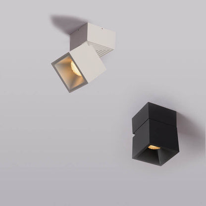 Lumio aluminium semi-flush mount plafondlamp