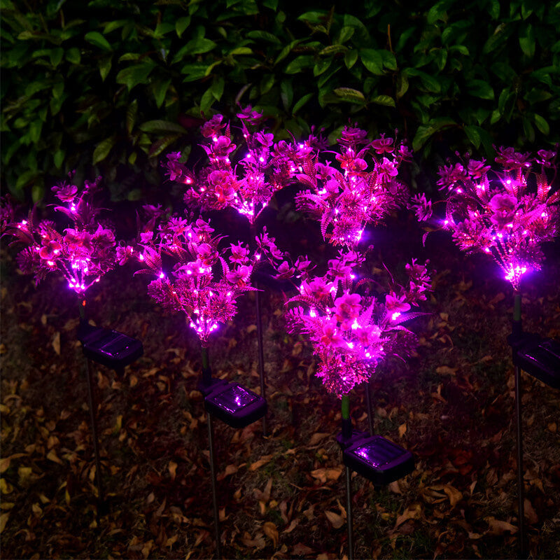 Lumio Solar LED tuinlamp paars