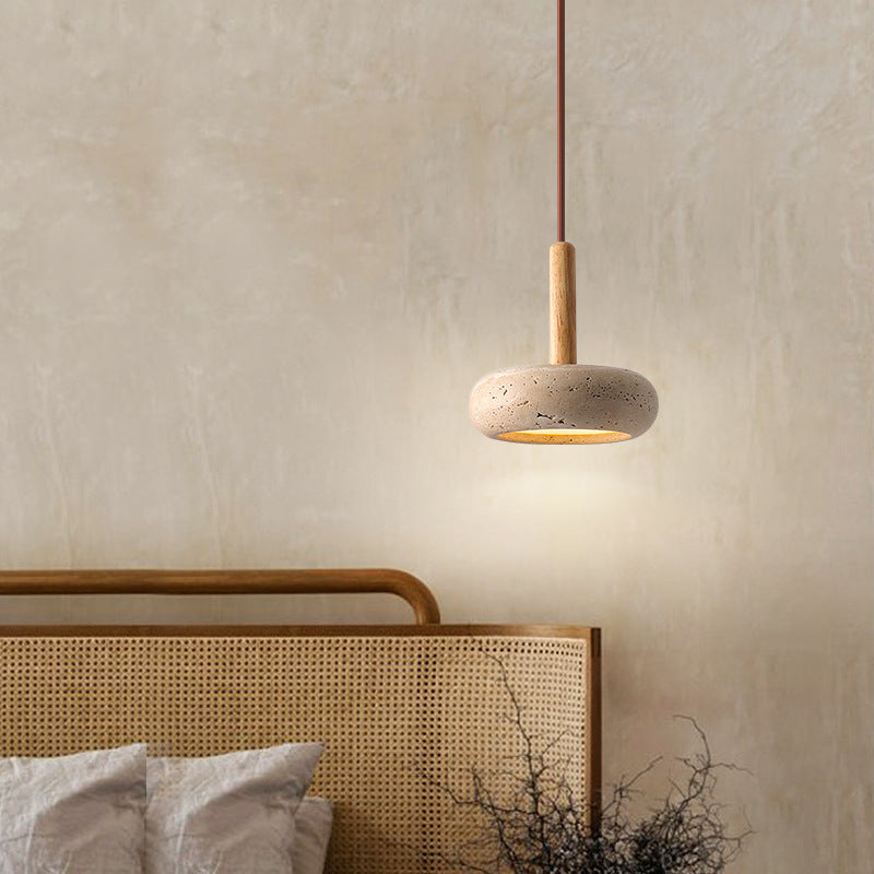 Lumio Japanse Hanglamp Travertin LED