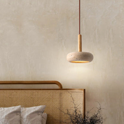 Lumio Japanse Hanglamp Travertin LED