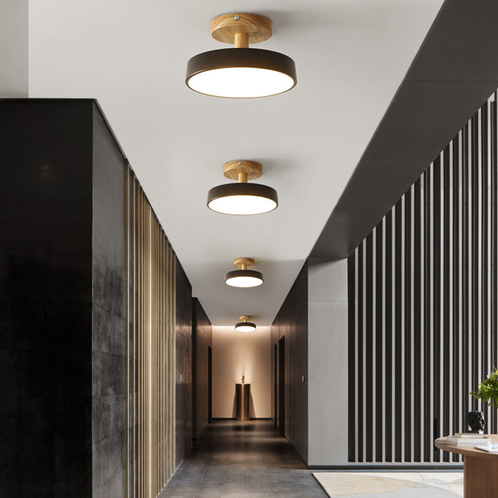 Scandinavische Houten Plafondlamp