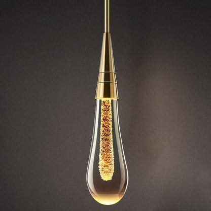 Scandinavische gouden LED hanglamp