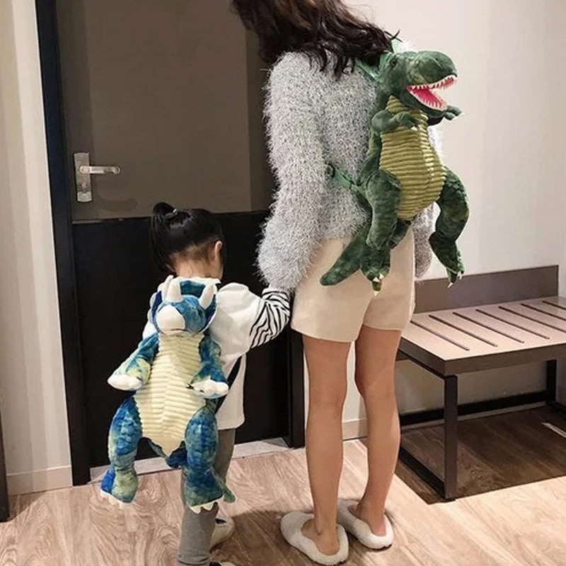 DazzleDino pluche dinosaurus rugzak