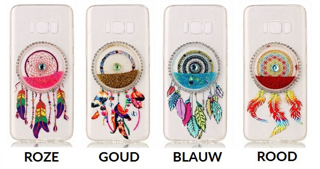 Galaxy S8 Plus TPU Dromenvanger Glitter Hoesje