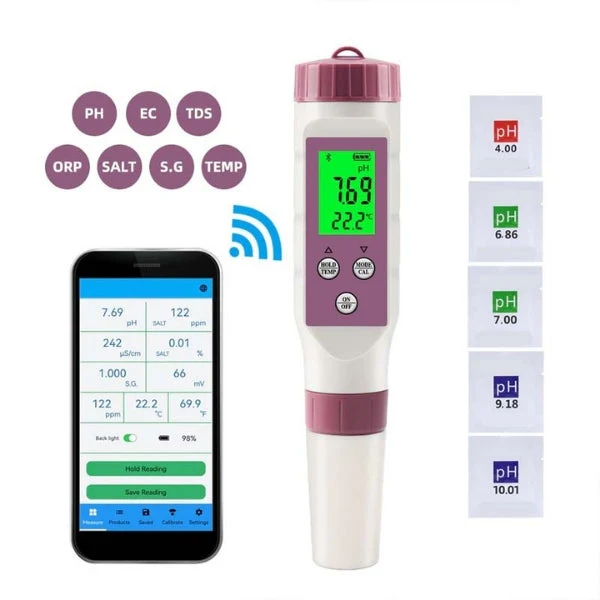 AquaSense 7-in-1 digitale waterkwaliteitsmeter