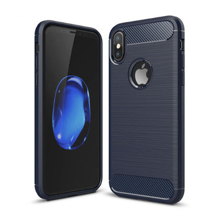 Brushed Armor TPU Hoesje voor iPhone X / Xs
