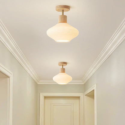 Lumio Japandi semi-flush plafondlamp