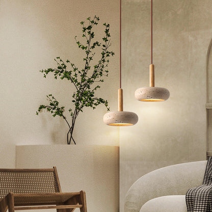 Lumio Japanse Hanglamp Travertin LED