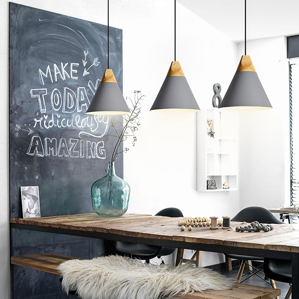 Navelle Scandinavische houten hanglamp