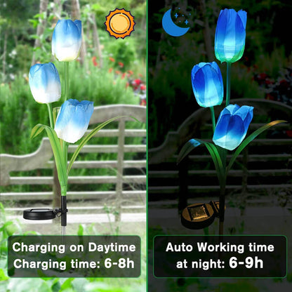 Lumio tulp solar LED tuinlamp